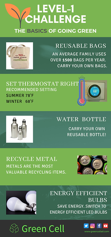 Go Green Challenge 1